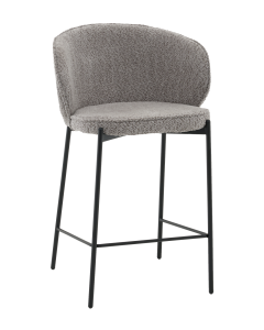 Стул полубарный Stool Group Тисдейл букле серый