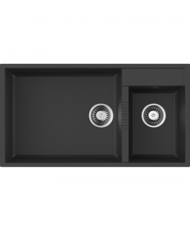 Мойка Omoikiri Omoikiri Tedori 85-2-U-Bl Tetogranit/Черный