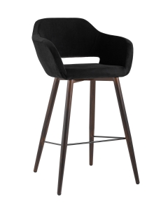 Стул барный Stool Group Саймон Б велюр Черный