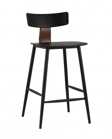 Стул полубарный Stool Group ANT Б пластиковый Черный
