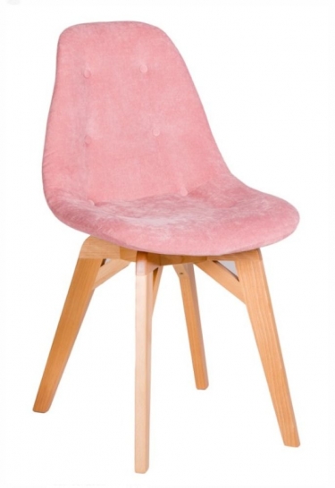 Стул R-home EAMES lite Розов/Натуральный Дуб
