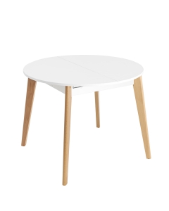 Стол раздвижной Stool Group Rondo 100-135 Бук/белый