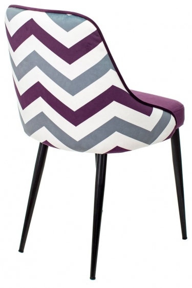 Стул для кухни Бюрократ Бюрократ KF-5 зигзаг VIOLET
