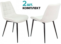 Стулья для кухни Бюрократ Бюрократ KF-6 Молочный Velvet 20 2 шт.