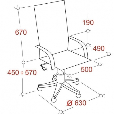 Кресло EasyChair EChair-624 TTW 334350 Синее