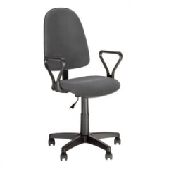 Кресло офисное EasyChair UA_Prestige Ткань 501763 Серая