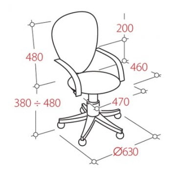 Кресло офисное EasyChair UA_Prestige 501766 Серый