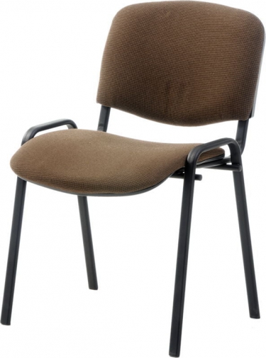 Стул EasyChair ZP_UP_EChair Rio ИЗО чёрн ткань коричневая 550722