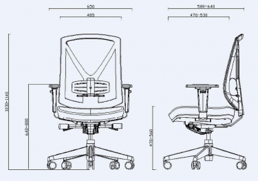 Кресло Profoffice MIRO-3C NYLON VERSION