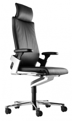On Эргономичное кресло для руководителя Profoffice 175/71 leather 74/99 black
