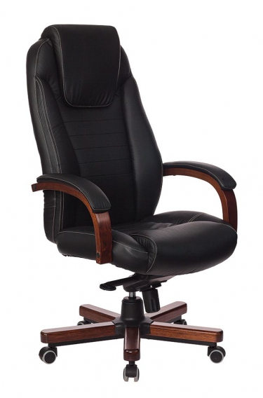 Кресло руководителя Бюрократ Бюрократ T-9923WALNUT/BLACK