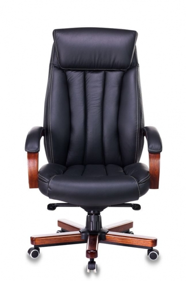 Кресло руководителя Бюрократ Бюрократ T-9922WALNUT/BLACK