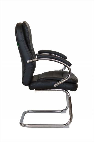 Кресло для посетителя Рива Riva 9024-4 Черный