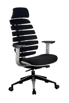 Кресло оператора Рива Riva Chair SHARK Черный