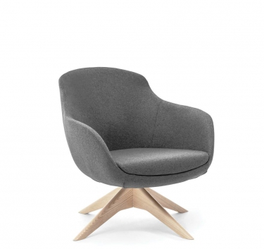 Кресло крутящееся Profoffice NOBLE L21 MUSE 19 Grigio natural