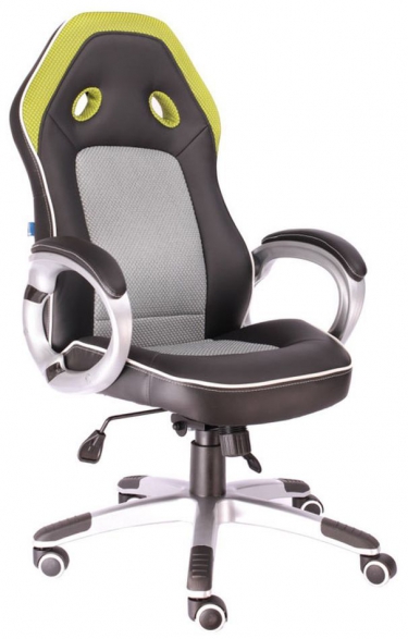 Кресло геймерское Everprof Everprof Drive TM Экокожа Зеленый
