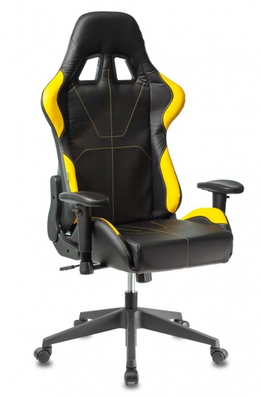Кресло игровое Zombie Бюрократ VIKING 5 AERO YELLOW