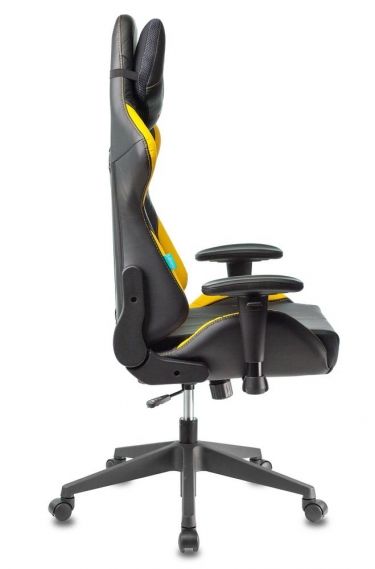 Кресло игровое Zombie Бюрократ VIKING 5 AERO YELLOW
