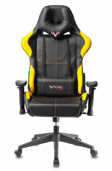 Кресло игровое Zombie Бюрократ VIKING 5 AERO YELLOW