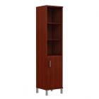 Стеллаж с дверью ДСП Skyland В431.2 L Бургунди