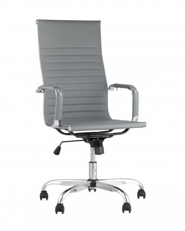 Кресло руководителя Stool Group TopChairs City Серое