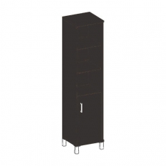 Стеллаж с дверью ДСП Skyland В431.2 L Венге магия