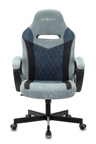 Кресло игровое Zombie Бюрократ VIKING 6 KNIGHT BL FABRIC Синий