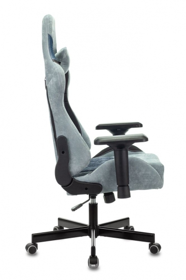 Кресло игровое Zombie Бюрократ VIKING 7 KNIGHT BL FABRIC Синий