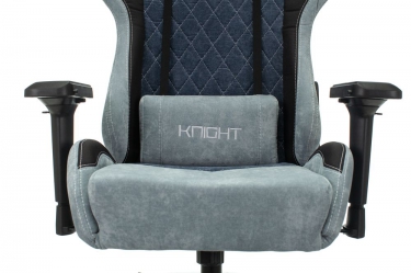 Кресло игровое Zombie Бюрократ VIKING 7 KNIGHT BL FABRIC Синий