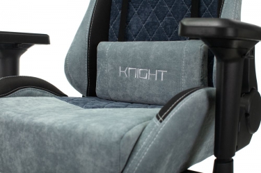 Кресло игровое Zombie Бюрократ VIKING 7 KNIGHT BL FABRIC Синий