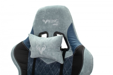 Кресло игровое Zombie Бюрократ VIKING 7 KNIGHT BL FABRIC Синий