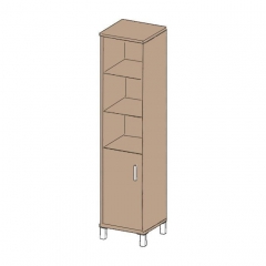 Стеллаж с дверью ДСП Skyland В431.2 R Дуб девон