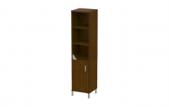 Стеллаж стекло тонированное Skyland В431.5 R Орех Даллас
