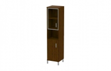 Стеллаж стекло в раме Skyland В431.9 R Орех Даллас