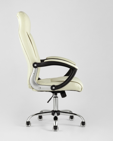 Кресло руководителя Stool Group TopChairs Tower Бежевое
