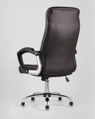 Кресло руководителя Stool Group TopChairs Tower Коричневое