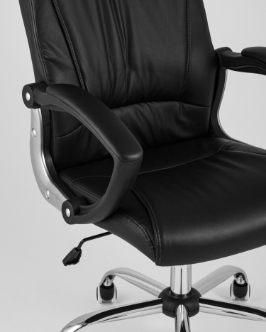 Кресло руководителя Stool Group TopChairs Tower Черный