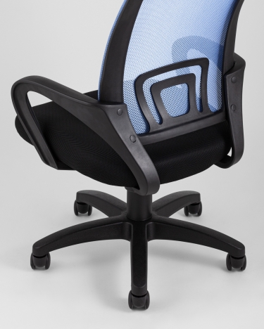 Компьютерное кресло Stool Group TopChairs Simple Голубое