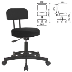 Кресло BRABIX BRABIX РС12 Черный