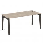 Стол рабочий руководителя Рива ONIX WOOD OW.SRR-5.8 Дуб Аттик/Темный