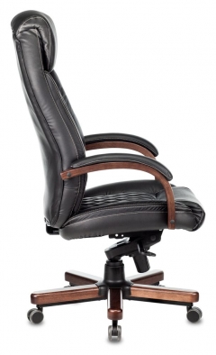 Кресло руководителя Бюрократ Бюрократ T-9924WALNUT/BLACK