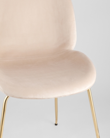 Стул Stool Group Beetle Бежевый