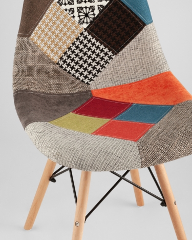 Стул Stool Group Eames DSW Пэчворк