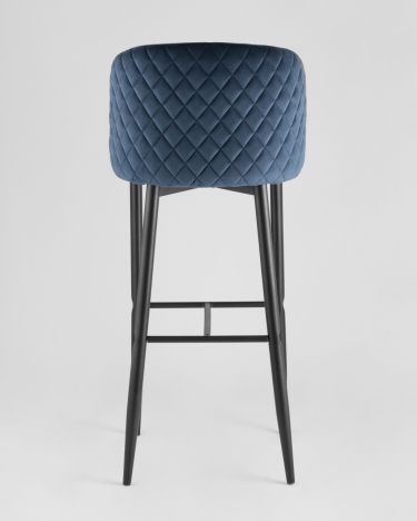 Барный стул Stool Group Оскар велюр Сине-зеленый