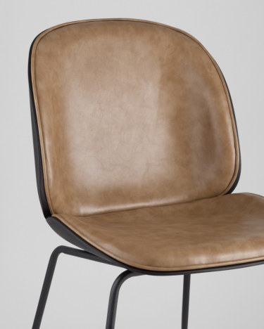 Стул Stool Group Beetle PU Бежевый