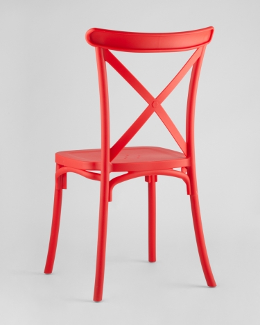 Стул пластиковый Stool Group Кроссбэк Красный