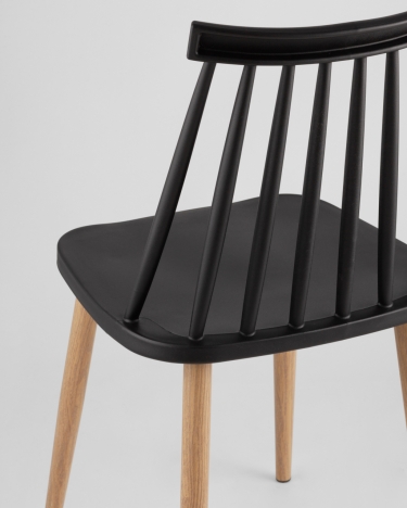 Стул пластиковый Stool Group Морган Черный