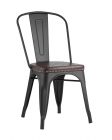Стул Stool Group TOLIX SOFT мягкий Черный матовый