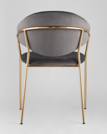 Стул мягкий Stool Group Эвита Серый