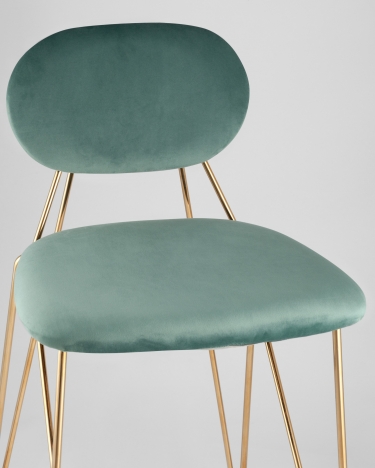 Стул полубарный Stool Group Элис Мятный